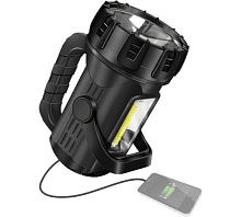 Фонарь аккумуляторный Premium направ.свет 5Вт литиевый аккум. 3,6 А.ч ЗУ Micro USB шнур в компл 