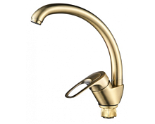 A3113Q ALOUTE Смеситель для кухни одноручковый гайка, Ø40 (AL), БРОНЗА