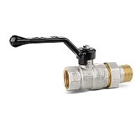 Кран шаровой с американкой полнопроходной (рычаг) LD Pride 1/2" (10)