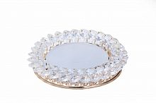 Светильник ИВО, LBT, WH/GD, LED-13w GX53, стекло/металл, декор.прозрачный/золото