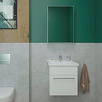 Комплект 50 Тумба подвесная "Leader 50" (ум. Фостер 50/COMO 50) белый