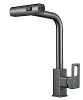T704Y Смеситель для кухни с выдвижным изливом, латунь, графит