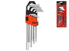 Набор ключей PRO STARTUL НЕХ 1,5-10 мм 9 шт. Шестигранные Г-образные Удлиненные PRO-89109