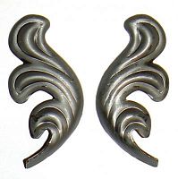 Лист h110хb40мм, штамп, пара, арт. 5108-09