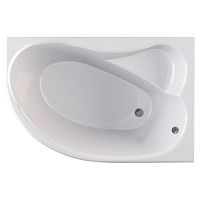 Ванна акриловая 130*90 белая Ялта MIRSANT "Premium" правая + каркас + панель