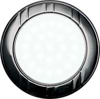 Светильник ИПО, PULSAR, SBL-R WH/BK, LED-13w GХ53, металл, черный хром.