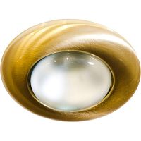 Светильник ИВО, Feron, 2767 GD/GD, LED-6w Е14 R50, металл, золото/золото