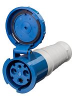 Розетка 233 переносная 2Р+РЕ 63А 220В IP54 (2/10)