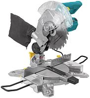 Пила торцовочная 1400 Вт; 4500 об/мин; 210/30 мм; 6,5 кг; рез. накл.; б/с щеток; блок шпинд.; коробк