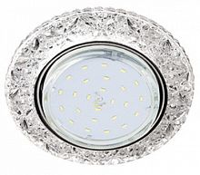 Ecola GX53 H4 LD7040 св-к Круг "Бабочки" подсветка 4K Тонированный/Хром 35x125 FT53CBEFB