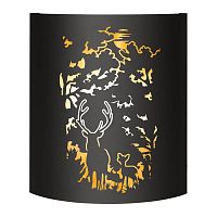 Абажур BLACK (AISI 430) ТИП 7 "Олени в лесу"