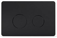 НОВИНКА Панель смыва AZARIO цвет черный (круглая)