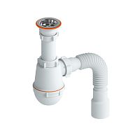 Сифон "РМС" СМ-02 для мойки (прикручивающийся)