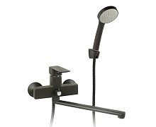 R1023YF  Rainsberg Смеситель для ванны одноручковый с L-изливом, Ø35 (Zn), графит