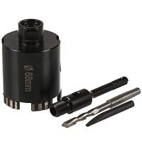 Коронка по бетону алмазная Росомаха 68 мм SDS-Plus 492910     