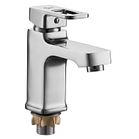 PD10031 Смеситель для умывальника /раковины на гайке, Ø35, (Zn), хром