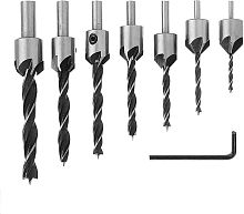 Набор сверл с зенкером по дереву X-PERT 7 шт. XP-SDC0701