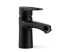 A0601H ALOUTE  смеситель для умывальника /раковины одноручковый, (AL) ЧЕРНЫЙ