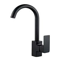 A0113H ALOUTE Смеситель для кухни одноручковый, Ø40 (AL), ЧЁРНЫЙ