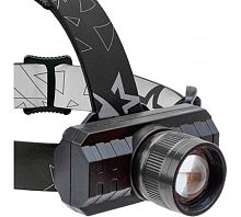 Фонарь аккум.налобный XPE 3Вт зумм лит.аккум.ЗУ Micro USB  KocH3WZoo