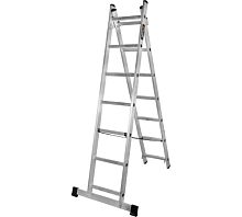 Лестница алюминиевая двухсекционная ЛА 2х7 Вихрь 73/5/1/23
