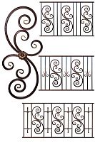 Балясина h720хb345мм □15мм, S-образная, арт. БП-5.1 (4813)