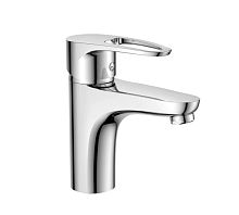 DR70011 Cмеситель д/умывальника однорычажный, ЛАТУНЬ, монолит., хром (12)