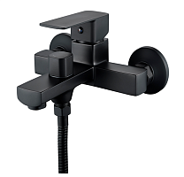 A1002H ALOUTE  Смеситель для ванны одноручковый c коротким изливом, Ø35, (AL), ЧЁРНЫЙ