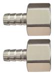 Адаптер-соединитель FIT 1/4" Внутр. резьба на елочку 6 мм 81274