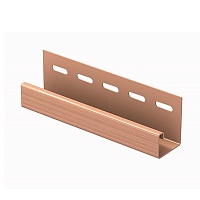 Holzplast (орех) J профиль (3,66м) (розовый)