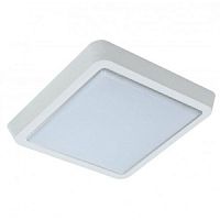 Светильник накладной LEEK  LED-15w/6000K/IP20 1350Lm, пластик, белый квадратный