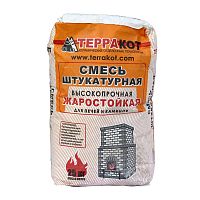 ТЕРРАКОТ Шуткатурка жаростойкая глино-шамотная (25кг)