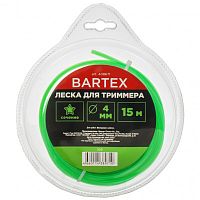 Корд триммерный Bartex 4 мм 15 м Звезда 408671