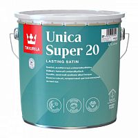 Лак Tikkurila Unica Super 20, яхтный, полуматовый. 0,9л