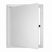 Лючок вентиляционный пластик, 300х400 мм, с замком, Event, 3040 ЛПЗ