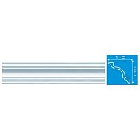 Плинтус потолочный Лагом 2м 15509А (38)