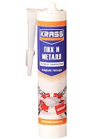Клей монтажный KRASS ПВХ и Металл беж. 300мл