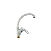 Смеситель д/кухни ф 40 бок.излив белый F4166-8