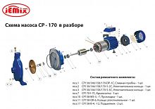 SET CP-170 Ремонтный комплект к насосу CP-170