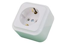 Розетка Пралеска ОУ 1 мест.бел. с/з  Bylectrica РА16-254