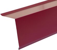 Вывод Планка торцевая (ветровая) RAL 3005 (265х2000) вишня
