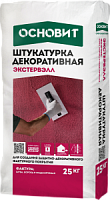ОСНОВИТ Штукатурка декоративная ЭКСТРВЭЛЛ OS-2.0 WS шуба белая (25кг)
