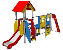 Игровой комплекс 15.00, Синий, жёлтый, красный