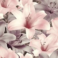 Обои/Пермь/0,53х10,05м/Д15,ДГ6 выводим дуплекс, стеновые/Лилии (1035-012п)