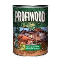 Защитно-декоративное покрытие для древесины PROFIWOOD красное дерево. 0,75л