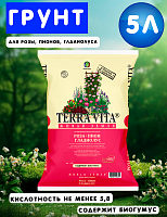 Живая Земля Роза-Пион-Гладиолус 5 л TERRA VITA