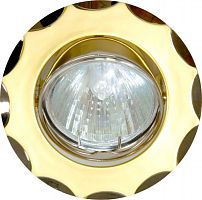 Светильник ИВО, Feron, 703 GD/T, LED-10w GU5.3 MR16, металл, поворотный, жемчуж.золото/титан