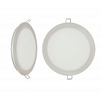 Панель ИВО, Jazzway, PPL-R, LED-18w/6500K/IP40 1620Lm, пластик/металл, белый