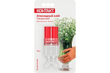 Клей Контакт эпоксидный водостойкий.12мл