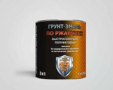Грунт-эмаль 3в1 ЭКО-NOM шоколадная.1,9 кг